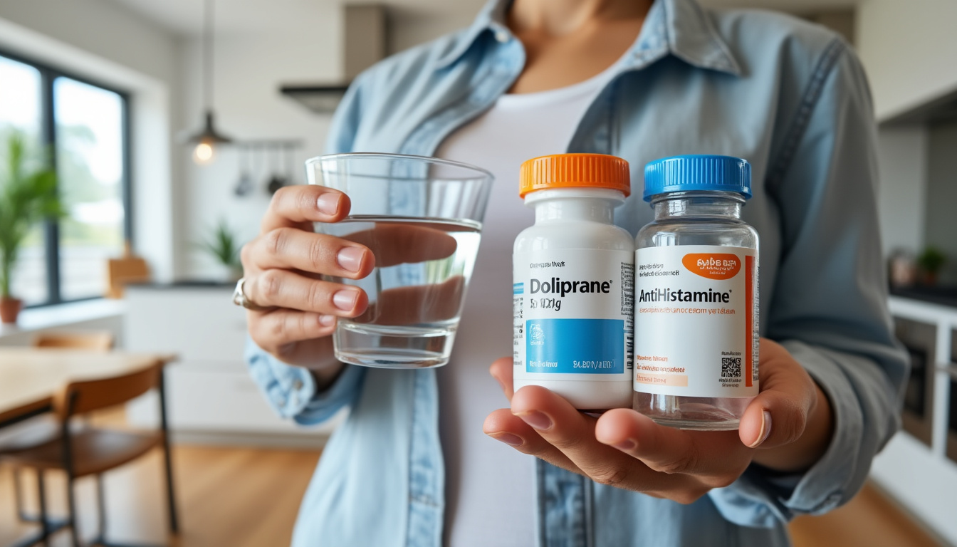découvrez s'il est possible d'associer doliprane et antihistaminique en toute sécurité, ainsi que des conseils pour limiter les effets secondaires potentiels de cette combinaison de médicaments.