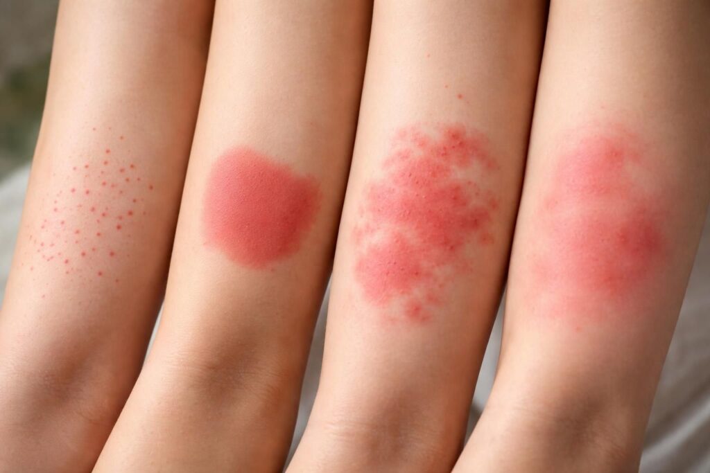 Découvrez les différents types de taches rouges que la peau peut présenter sans démangeaison