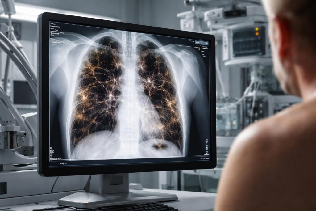 La radio des poumons pour un fumeur : un regard sur les technologies modernes