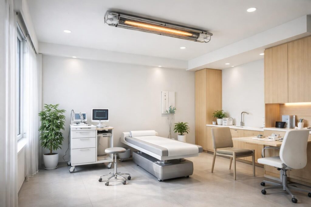 Chauffage intérieur : avantages du tube radiant gaz pour espaces médicaux