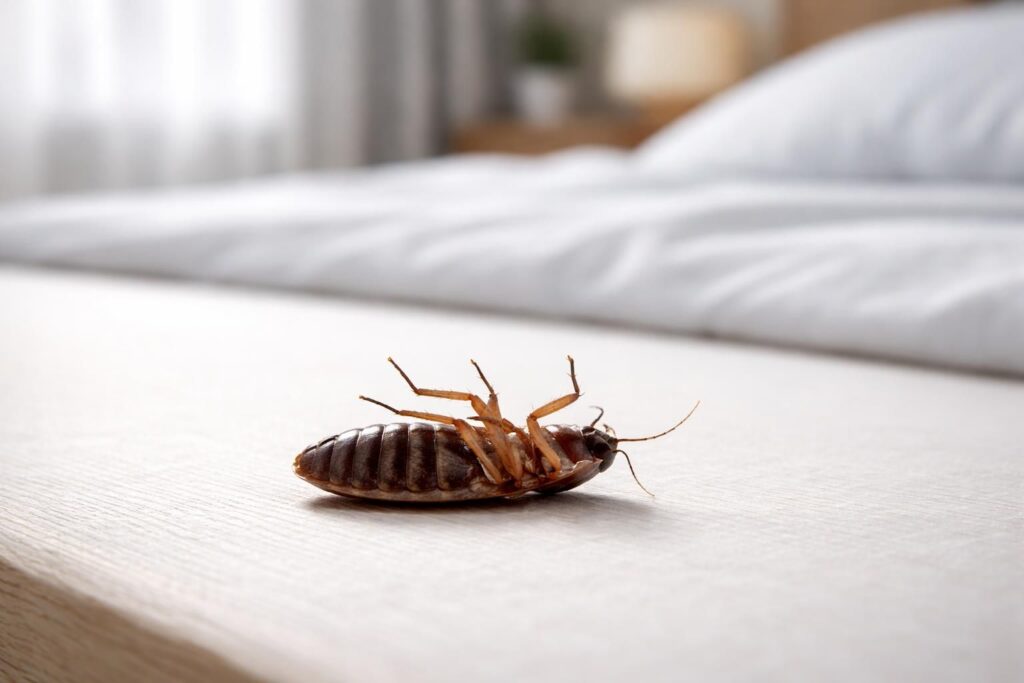 Ne paniquez pas, une punaise de lit morte après traitement signifie que vous êtes sur la bonne voie !