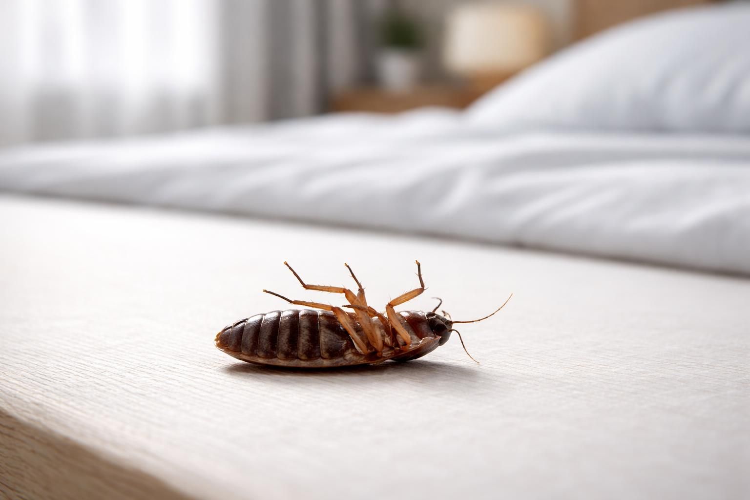 ne paniquez pas : une punaise de lit morte après traitement est un signe encourageant que vous progressez efficacement pour éliminer l'infestation.